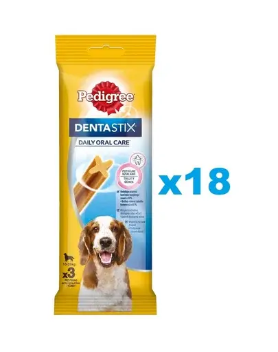 PEDIGREE DentaStix recompense dentare caini talie medie 18x77g