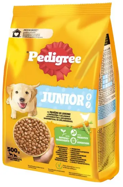 Pedigree Junior Pasare/Legume 500 G