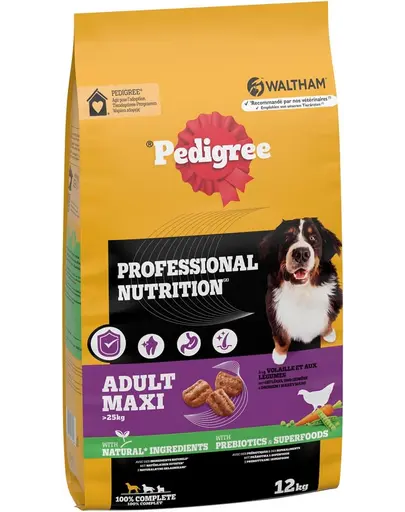 PEDIGREE Professional Nutrition Adult Maxi 2 x 12 kg hrană câini rase mari