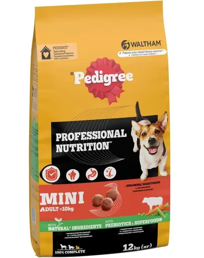 PEDIGREE Professional Nutrition Adult Mini 2 x 12 kg hrană câini rase mici