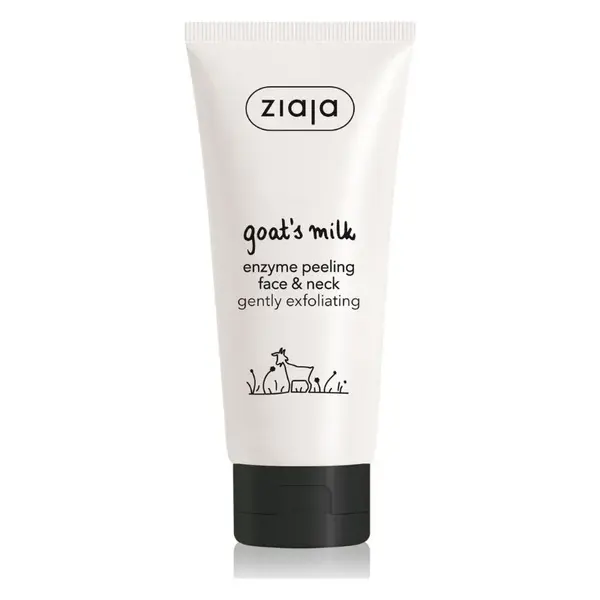 Peeling cu enzime pentru fata si gat Goat's Milk, 75 ml, Ziaja