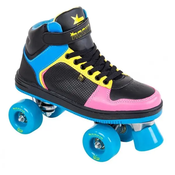 PEGAS Role copii Rookie Hype Hi Top Trainer, 40, Negru Albastru Roz