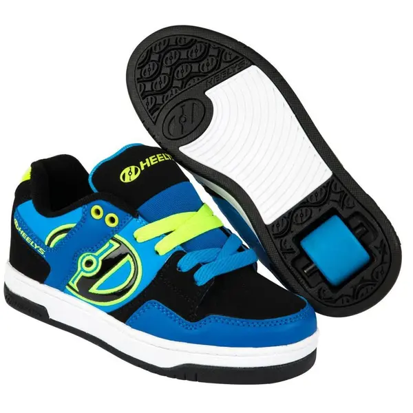 PEGAS Role Heelys Flow, 34, Albastru-Negru-Lime