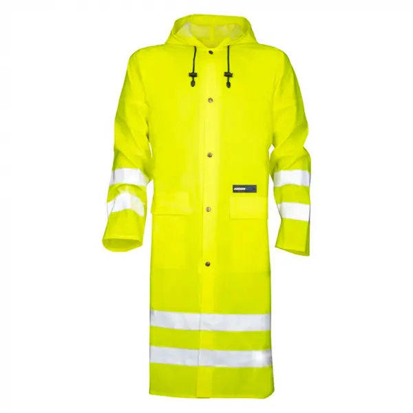 Pelerina de ploaie reflectorizanta lunga, culoarea galben, Aqua 1102 3XL, GALBEN FLUO