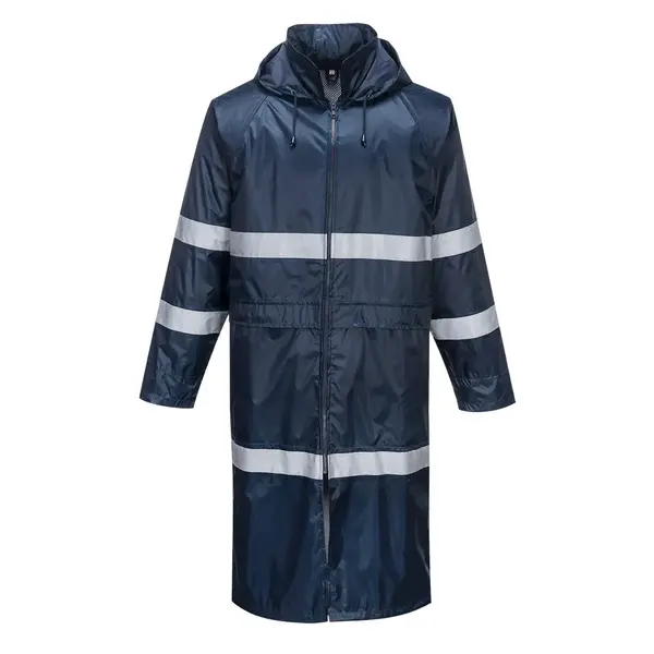 Pelerină ploaie lungă bandă reflectorizantă Portwest Classic Iona F438 navy mărimea L Pelerină ploaie lungă bandă reflectorizantă Portwest Classic Iona F438 navy mărimea L