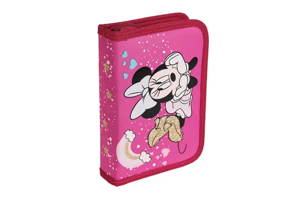 Penar 1 fermoar & 2 flaps, 19.5x13x3.5 cm Minnie
