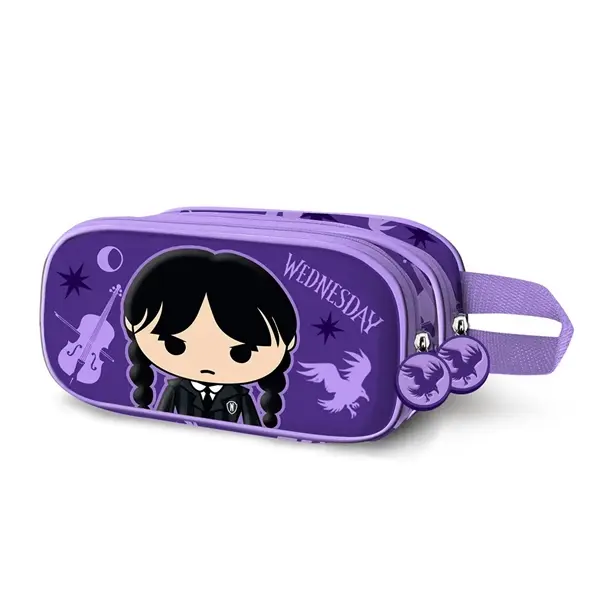 Penar 3D Wednesday Chibi, DEPOX , 2 compartimente, 22x9.5x8 cm