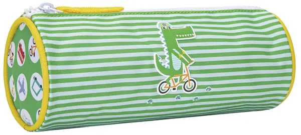 Penar cilindric Kstationery Lemon Ribbon - Crocodile, cu 1 compartiment