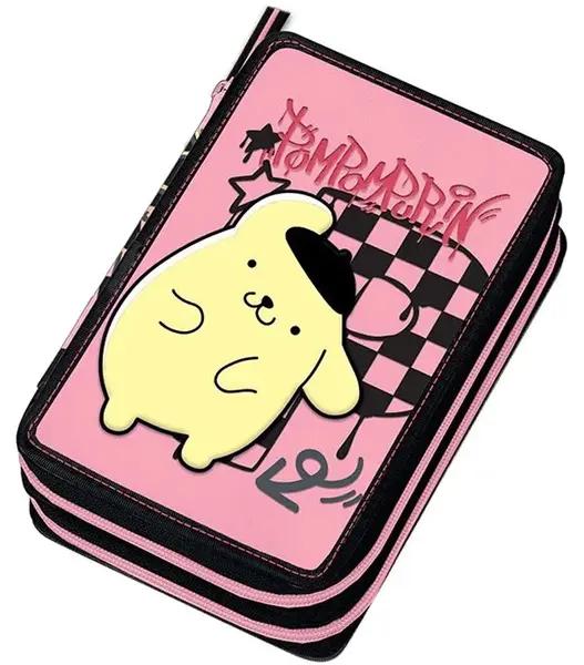 Penar cu accesorii Graffiti Pompompurin - 2 fermoare