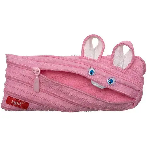 Penar cu fermoar ZIPIT Animals - iepure - Roz deschis