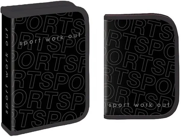 Penar cu rechizite S. Cool - Sport, cu 1 fermoar, 32 piese