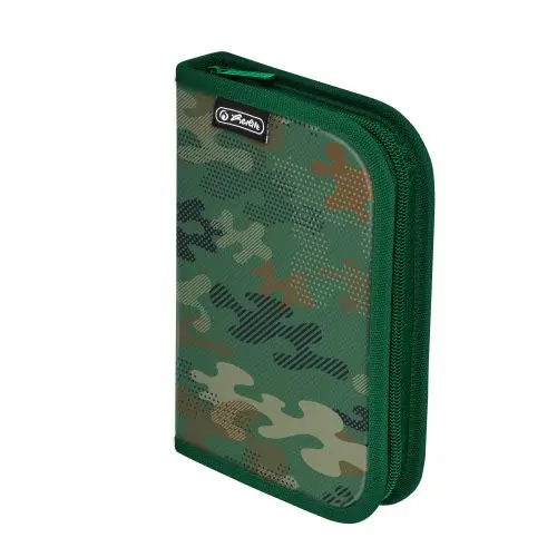 Penar echipat 1 fermoar, 34 piese, Herlitz Green Army