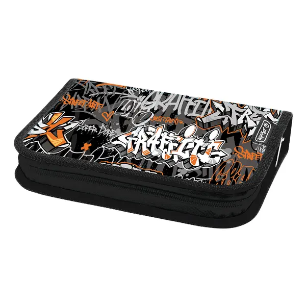 Penar echipat 1 fermoar, cu 1 clapa, 26 piese, Herlitz Doodle
