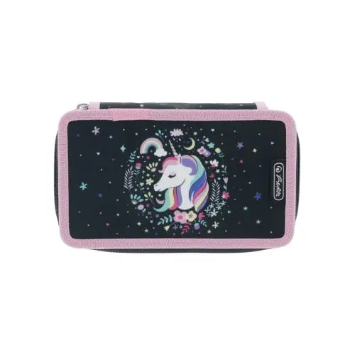 Penar echipat 2 fermoare, 23 piese, Herlitz Unicorn