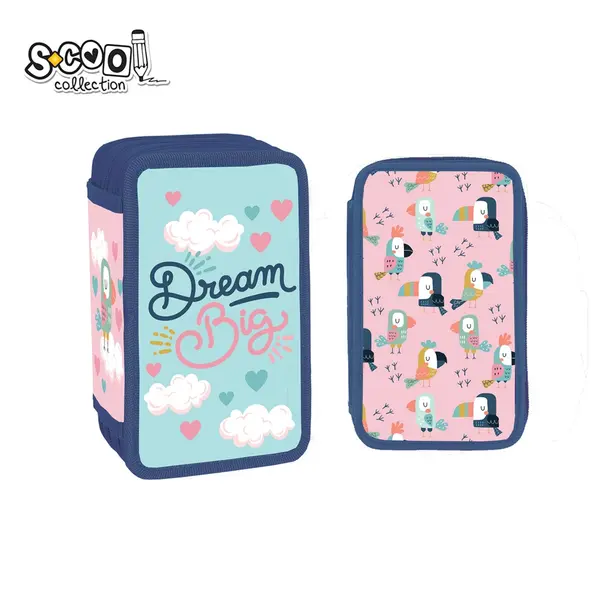 Penar echipat, 3 fermoare, 39 piese, Dream Big Birds S-Cool