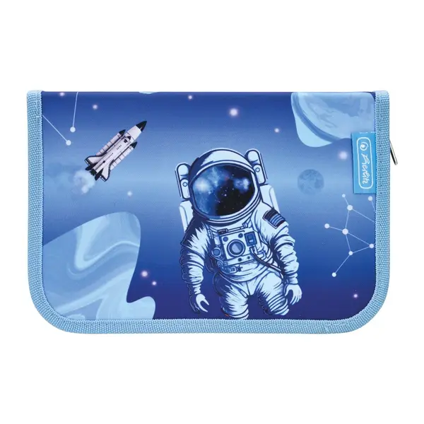 Penar echipat 31 piese, 2 clape, 14x20.3x3.5 cm, motiv Cosmic Explorer, Herlitz