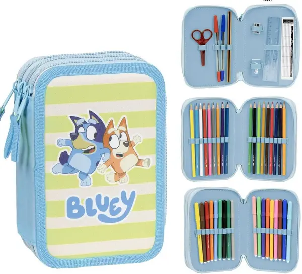 Penar echipat Cerda Bluey - Cu 3 fermoare