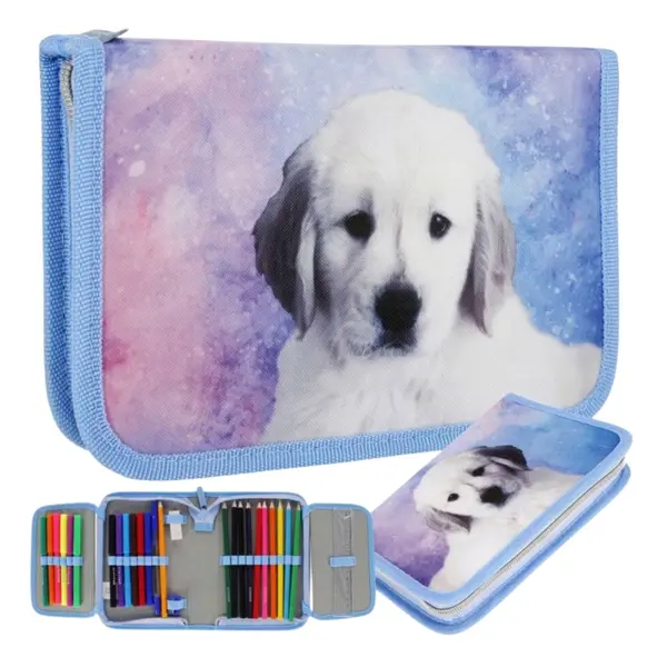 Penar echipat Starpak Doggy, 1 compartiment, 2 extensii, bleu, 21 x 14 x 4 cm,