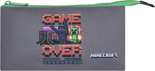 Penar Kstationery Minecraft - Game Over, 1 fermoar și 3 compartimente