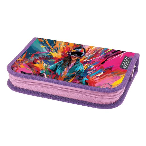 Penar neechipat, 1 fermoar, 2 extensii, 13.5x19.5x3 cm, Color Music, Herlitz