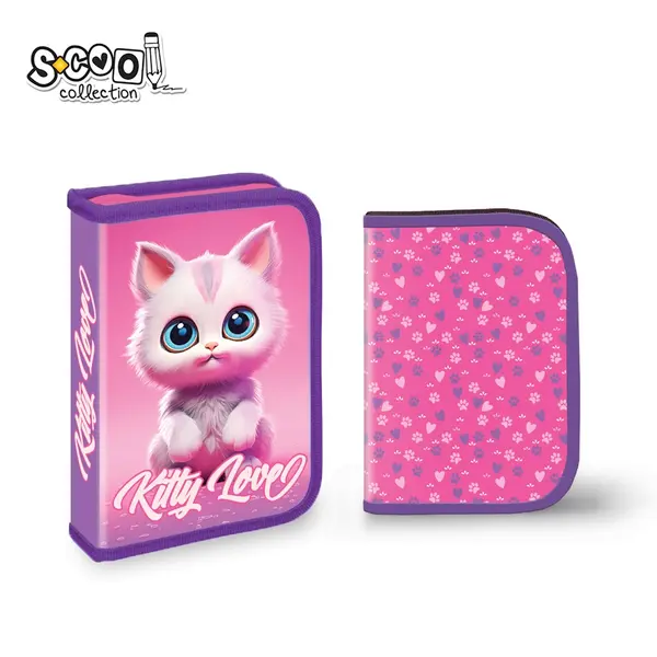 Penar neechipat, 1 fermoar, 2 extensii, kitty love, S-COOL