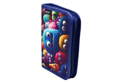 Penar neechipat 1 fermoar, Herlitz Blue Monster