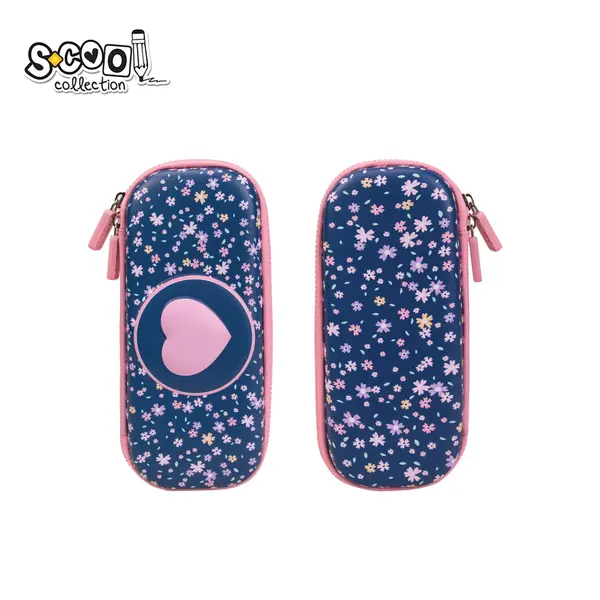 Penar neechipat 3D, 1 fermoar, pink heart, S-COOL