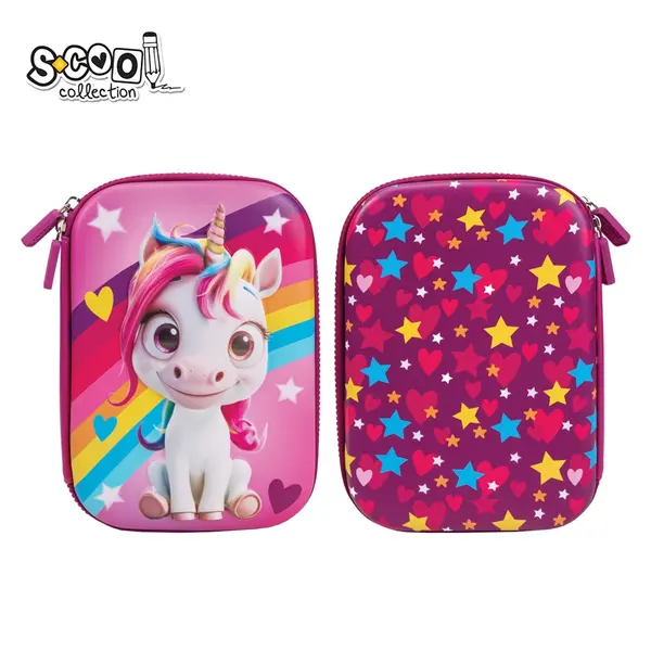 Penar neechipat 3D, 1 fermoar, unicorn, S-COOL