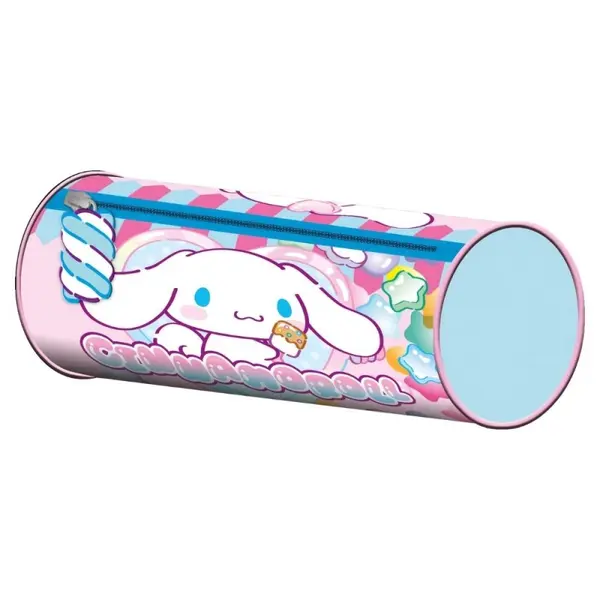 Penar neechipat Cinnamoroll cu un compartiment, forma cilindrica, 21x7x10 cm