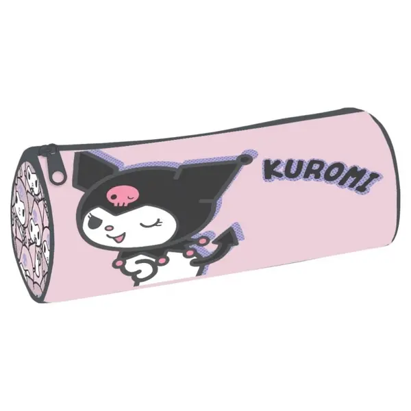Penar neechipat St. Majewski Kuromi Pink, 1 compartiment, cilindric, 21 x 10 x 7 cm