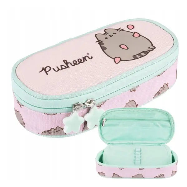 Penar neechipat St. Majewski Pushen, 1 compartiment, 1 extensie, oval, 24 x 10 x 6 cm
