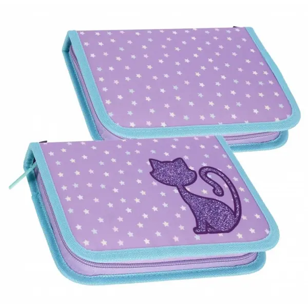 Penar neechipat Starpak Glitter Cat, 1 compartiment, 2 extensii