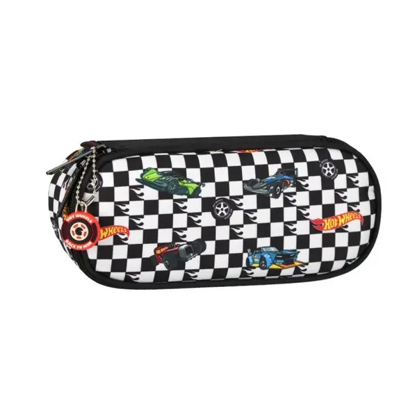 Penar neechipat Starpak Hot Wheels, 1 compartiment, 1 extensie, oval, 5 x 22 x 9.5 cm