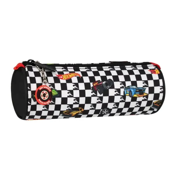Penar neechipat Starpak Hot Wheels, 1 compartiment, cilindric, 7.3 x 21.5 x 7.3 cm