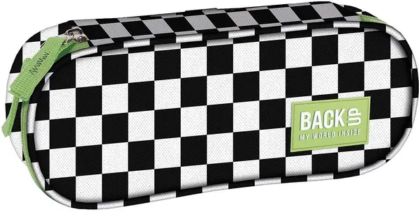 Penar oval BackUp 8 A - Checkerboard White