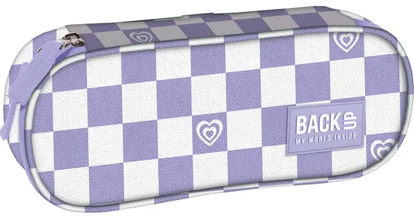 Penar oval BackUp 8 A - Violet Checkerboard
