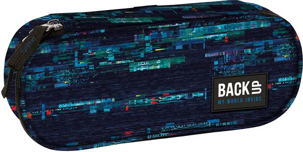 Penar oval BackUp A - Glitch, 1 fermoar