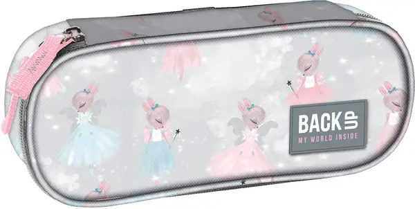 Penar oval școlar BackUp A - Ballerina, 1 fermoar