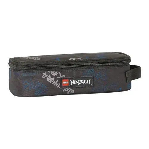 Penar rectangular neechipat, cu fermoar, LEGO design NinjaGo Arin (Negru)