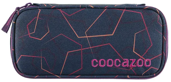 Penar școlar Coocazoo - Laserbeam Plum, cu 1 fermoar