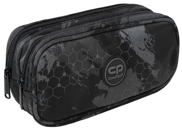 Penar școlar Cool Pack Duke - Kick Grey, 2 fermoare