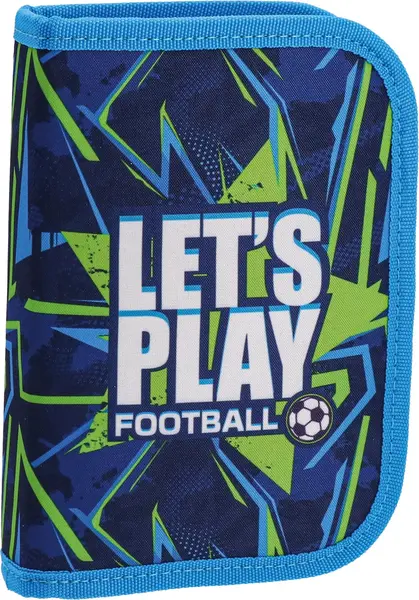 Penar școlar echipat Play - Let's Play Football, 1 fermoar