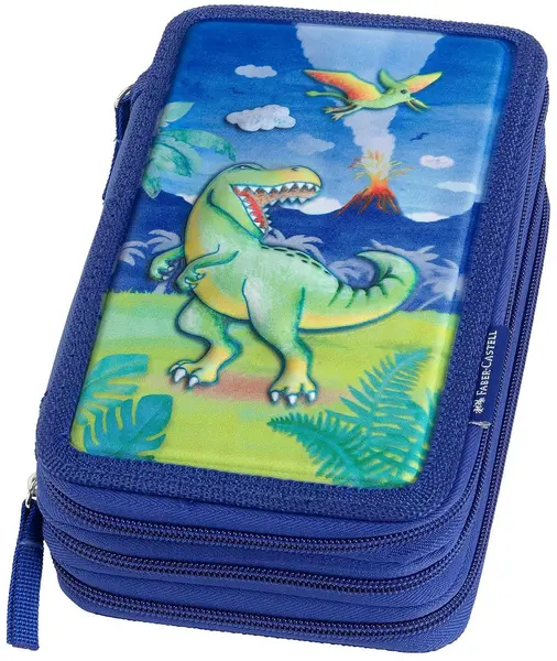 Penar școlar Faber-Castell Dino - 3 fermoare