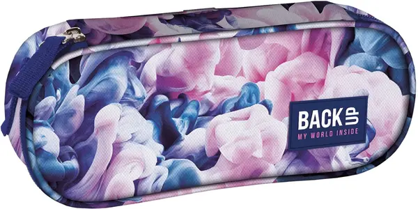 Penar școlar oval BackUp A - Liquid Colours, 1 fermoar