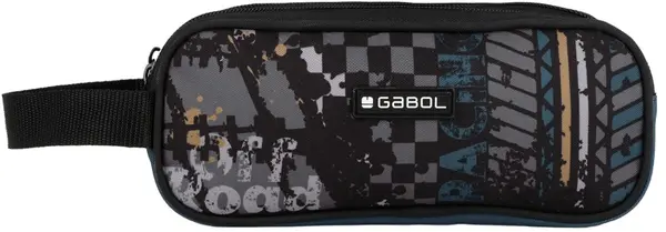 Penar scolar oval Gabol Road - Cu 3 compartimente