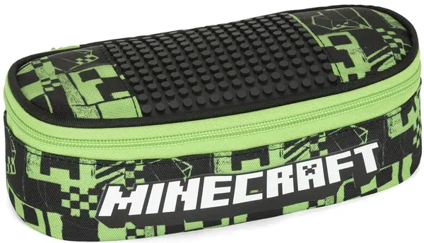 Penar școlar oval Panini Minecraft - Pixels Green