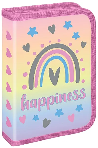 Penar școlar S. Cool - Happiness, cu 1 fermoar