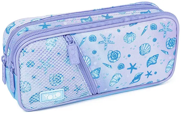 Penar școlar YOLO Ocean - Under the Sea, 2 fermoare