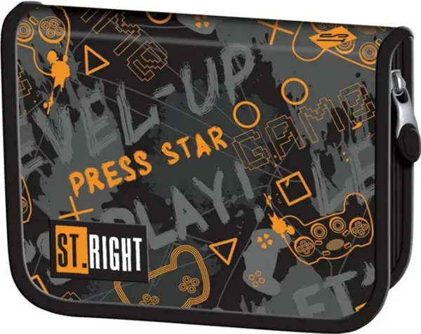 Penar St. Right Orange Pad - Cu 1 fermoar si 2 aripi