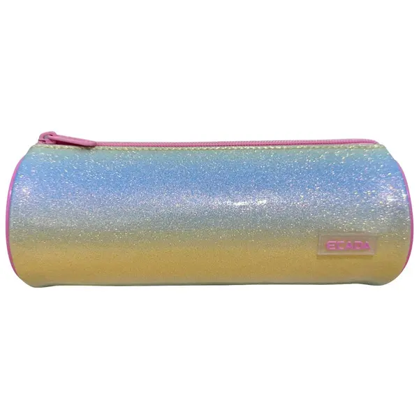 Penar tip etui, 1 fermoar, 20x8x8cm, Glitter, 78411, Ecada
